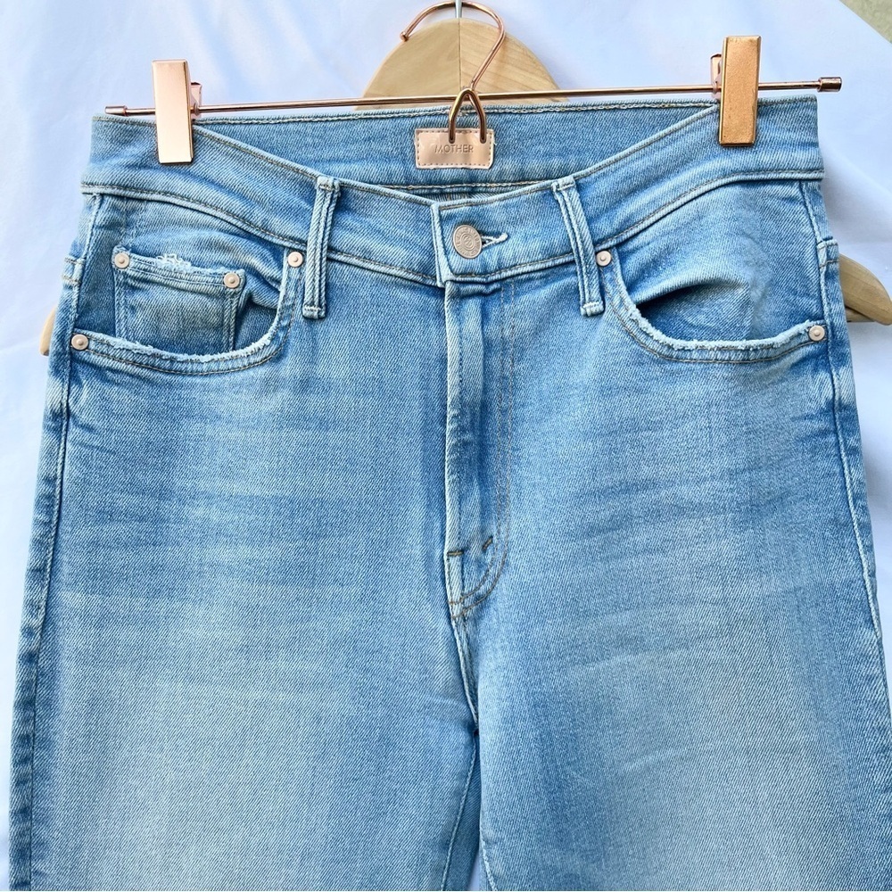 MOTHER | THE INSIDER CROP STEP FRAY IN LIMITED EDITION HIGH WAIST FRAYED SIZE 29 - Picture 5 of 10
